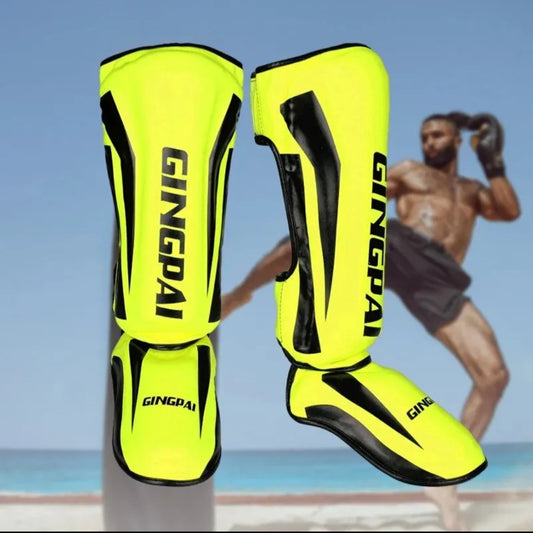 Kick boxing leg guards shin protection